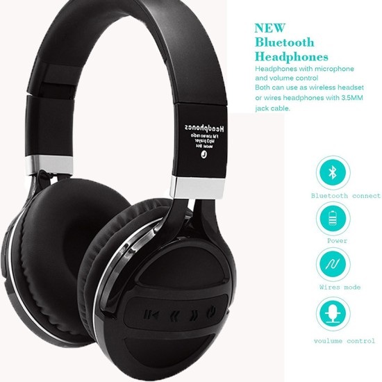 WIRELESS STEREO HEADSETS B64 BLACK WIRELESS STEREO HEADSETS B64 BLACK