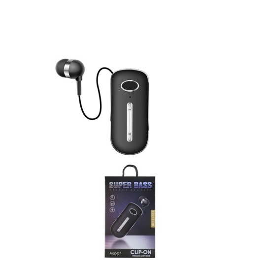 AKZ-Q7 SUPER BASS STEREO HEADSET WIRELESS WITH INTELLIGENT OPERATION HD SOUND QUALITY PRETO AKZ-Q7 SUPER BASS STEREO HEADSET WIRELESS WITH INTELLIGENT OPERATION HD SOUND QUALITY PRETO