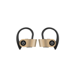 AKZ-W2 TWS TRUE WIRELESS SPORT EARPHONE IN-EAR DESIGN EARBUDS DOURADO AKZ-W2 TWS TRUE WIRELESS SPORT EARPHONE IN-EAR DESIGN EARBUDS DOURADO