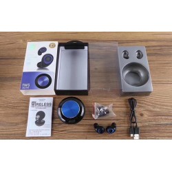 AKZ-W6 TWS WIRELESS EARBUD DOUBLE EAR BLUETOOTH WIRELESS AZUL AKZ-W6 TWS WIRELESS EARBUD DOUBLE EAR BLUETOOTH WIRELESS AZUL