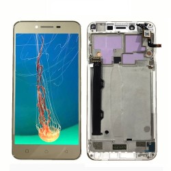 Touch+Display with Frame Lenovo Vibe K5 Plus 5.0" Gold Touch+Display with Frame Lenovo Vibe K5 Plus 5.0" Gold