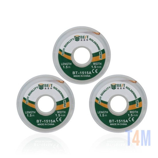 BEST HIGH QUALITY BST-1515A DESOLDERING WICK WIRE 1.5MM/1.5M