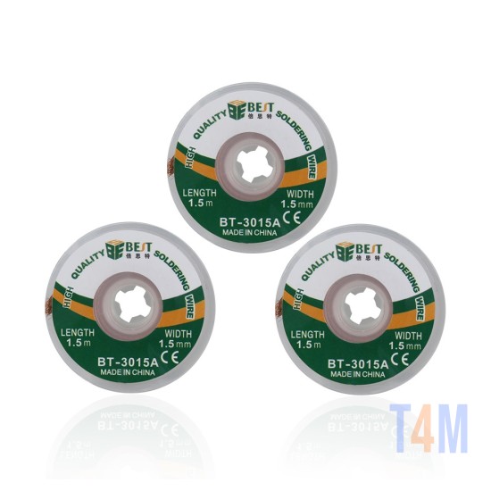 BEST HIGH QUALITY BST-3015A DESOLDERING WICK WIRE 3.0MM/1.5M