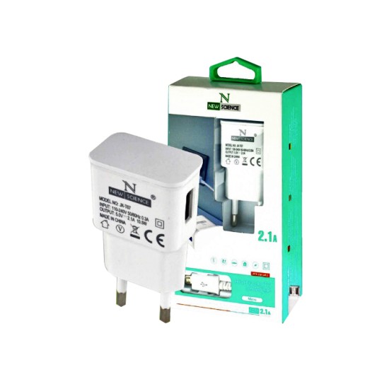 ADAPTADOR NEW SCIENCE FC-33 MICRO USB 5.0V 2.1A (REF:1393) BRANCO ADAPTADOR NEW SCIENCE FC-33 MICRO USB 5.0V 2.1A (REF:1393) BRANCO