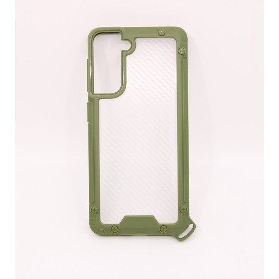 CAPA HARD SELICONE FOR SAMSUNG S21 5G VERDE