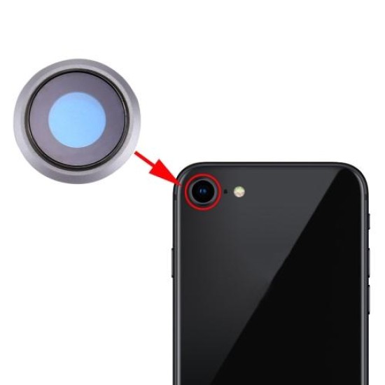 IPHONE 8G BACK CAMERA LENS BLACK ORIGINAL IPHONE 8G BACK CAMERA LENS BLACK ORIGINAL