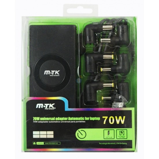 MTK 70W UNIVERSAL NOTEBOOK 8TIPS K3205 (02029072) CHARGER COMPATIVEL PRETO MTK 70W UNIVERSAL NOTEBOOK 8TIPS K3205 (02029072) CHARGER COMPATIVEL PRETO