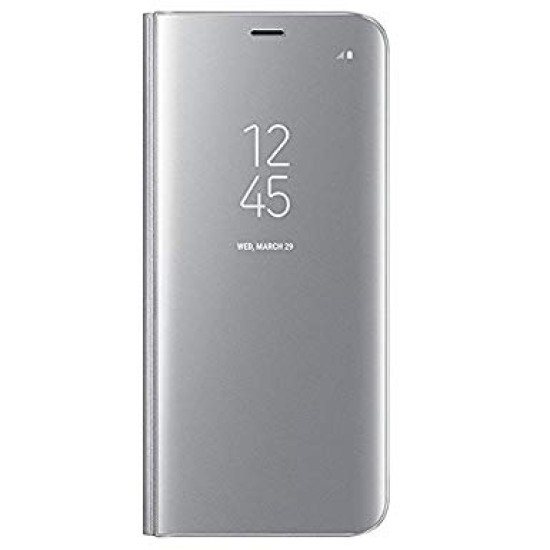 FLIP CLEAR VIEW CASE IPHONE 7G SILVER