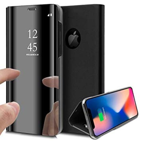 FLIP CLEAR VIEW CASE IPHONE XS MAX BLACK FLIP CLEAR VIEW CASE IPHONE XS MAX BLACK