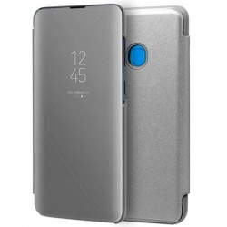 FLIP COVER "CLEAR VIEW" SAMSUNG GALAXY A30S SILVER FLIP COVER "CLEAR VIEW" SAMSUNG GALAXY A30S SILVER