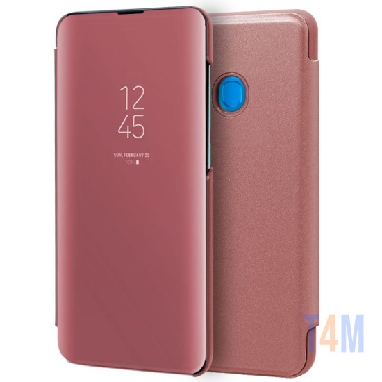 FLIP COVER "CLEAR VIEW" SAMSUNG GALAXY A30S ROSE GOLD
