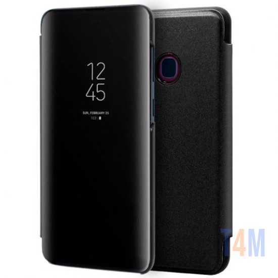 FLIP COVER "CLEAR VIEW" SAMSUNG GALAXY A40  NEGRO
