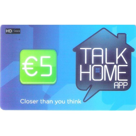 TALK HOME 5€ EURO SALDO TALK HOME 5€ EURO SALDO