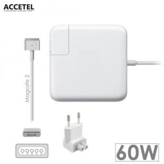 CARREGADOR ACCETEL PCA-121 MACBOOK 60W 16.5V 3.65A ORIGINAL CARREGADOR ACCETEL PCA-121 MACBOOK 60W 16.5V 3.65A ORIGINAL