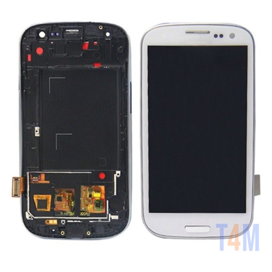 TOUCH+DISPLAY WITH FRAME SAMSUNG GALAXY S3 NEO I9301 4.8" BRANCO
