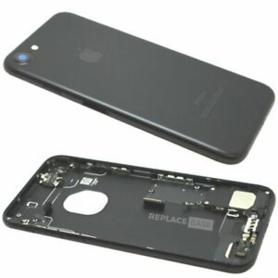 BACK COVER WITH FLEX APPLE IPHONE 7 BLACK BACK COVER WITH FLEX APPLE IPHONE 7 BLACK