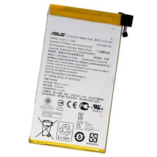BATTERY ASUS ZENPAD C70 C11P1429 3320MAH BATTERY ASUS ZENPAD C70 C11P1429 3320MAH