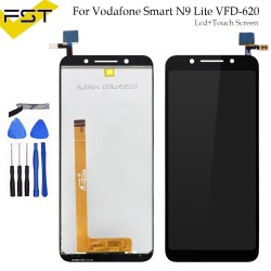 TOUCH+DISPLAY VODAFONE SMART N9 LITE VFD620,VF620 5.34"PRETO TOUCH+DISPLAY VODAFONE SMART N9 LITE VFD620,VF620 5.34"PRETO