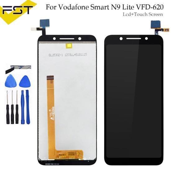 TOUCH+DISPLAY VODAFONE SMART N9 LITE VFD620,VF620 5.34"BLACK TOUCH+DISPLAY VODAFONE SMART N9 LITE VFD620,VF620 5.34"BLACK