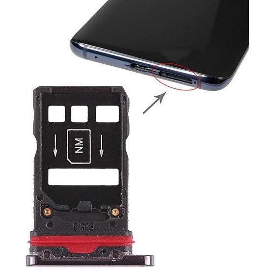 SIM HOLDER HUAWEI MATE 20 PRO OUTSIDE PRETO SIM HOLDER HUAWEI MATE 20 PRO OUTSIDE PRETO