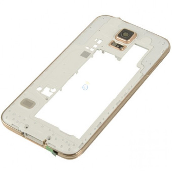 MIDDLE FRAME SAMSUNG GALAXY S5 / I9600 / G900 DOURADO MIDDLE FRAME SAMSUNG GALAXY S5 / I9600 / G900 DOURADO