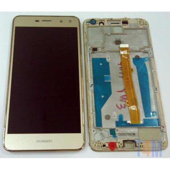 TOUCH+DISPLAY+FRAME HUAWEI Y6/HONOR 4A DOURADO