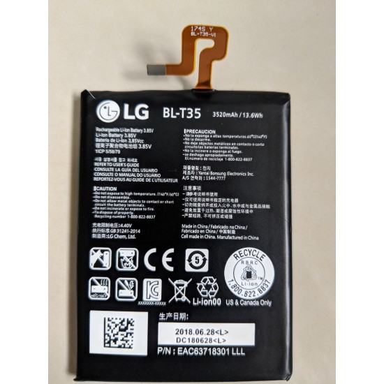 BATERIA LG GOOGLE PIXEL BLT35 BL-T35 PIXEL 2 LX 6.0 3520MAH BATERIA LG GOOGLE PIXEL BLT35 BL-T35 PIXEL 2 LX 6.0 3520MAH
