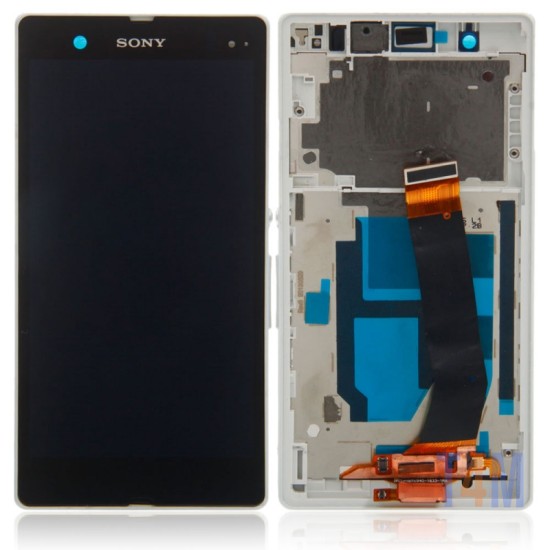 TOUCH+LCD WITH FRAME SONY XPERIA Z LT36I LT36H L36H C6603 WHITE