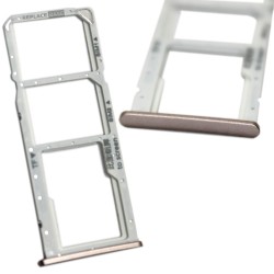 SIM HOLDER DUAL  HUAWEI Y7 2018 DOURADO SIM HOLDER DUAL  HUAWEI Y7 2018 DOURADO