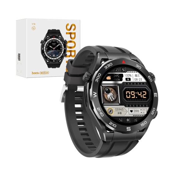 Hoco Smartwatch Y16 Smart (Call Version) Black
