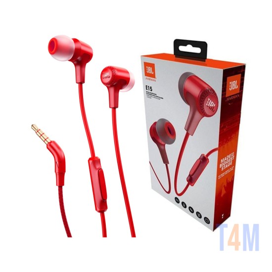 Iluminar Especificado Hermana Auriculares Bluetooth Harman JBL E15 In-Ear Rojo