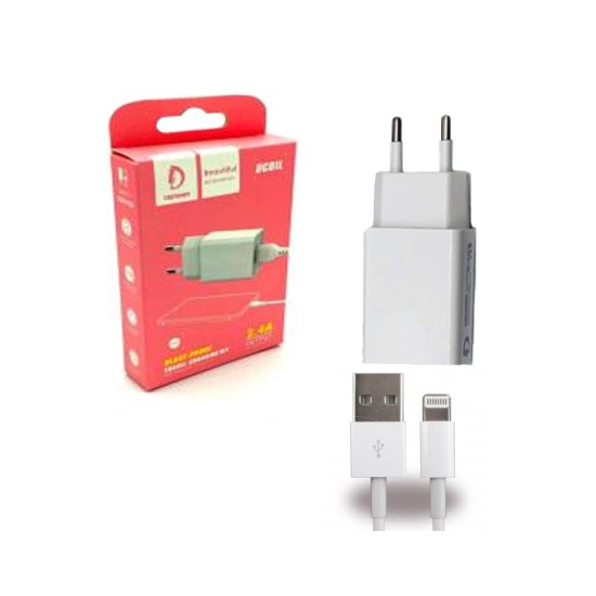 ADAPTADOR DE CARREGADOR DENMEN DC01L 2.4A COM CABO LIGHTNING BRANCO ADAPTADOR DE CARREGADOR DENMEN DC01L 2.4A COM CABO LIGHTNING BRANCO