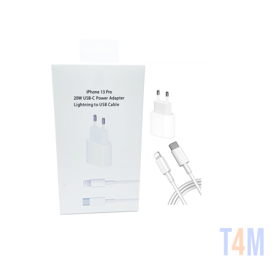 CHARGER APPLE USB TYPE C 20W A2347/MHJ83M/A WHITE