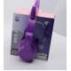 AURICULARES INALÁMBRICOS CON FORMA DE OREJA DE GATO XY-207 CON FUNCIÓN DE CANCELACIÓN DE RUIDO ROXO