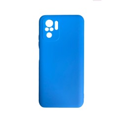 Silicone Case with Camera Shield for Xiaomi Note 10/10s Blue Silicone Case with Camera Shield for Xiaomi Note 10/10s Blue