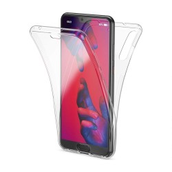 Capa de Silicone 360º para Huawei P20 Pro Transparente Capa de Silicone 360º para Huawei P20 Pro Transparente