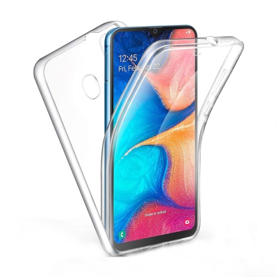 360º Silicon Case for Samsung Galaxy A20s Transparent