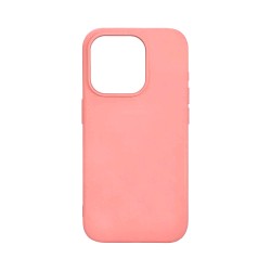 Capa de Silicone para Apple iPhone 15 Pro Max Rosa Capa de Silicone para Apple iPhone 15 Pro Max Rosa