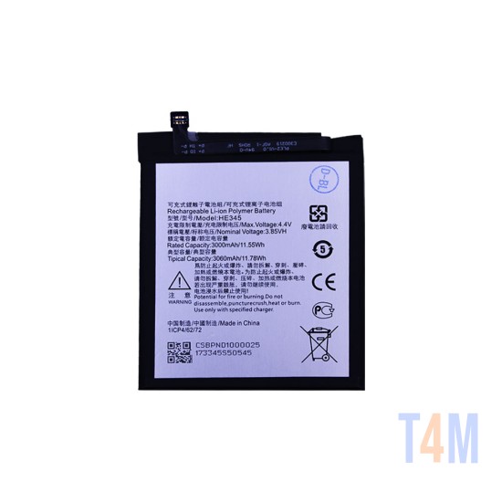 Battery HE345 for Nokia 6 2018 3060mAh