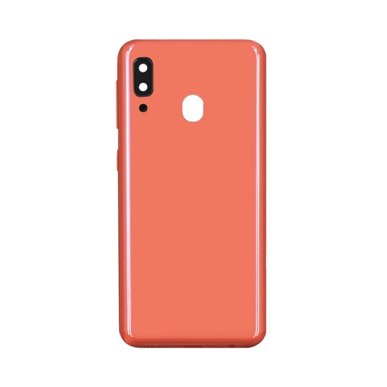Back Cover+Camera Lens Samsung Galaxy A20E Orange Back Cover+Camera Lens Samsung Galaxy A20E Orange