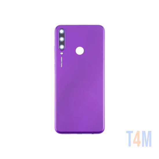 Tapa Trasera+Lente de Cámara Huawei Y6P 2020 Púrpura
