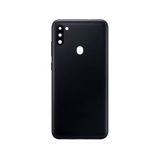 Back Cover+Camera Lens Samsung Galaxy M11/M115 Black Back Cover+Camera Lens Samsung Galaxy M11/M115 Black