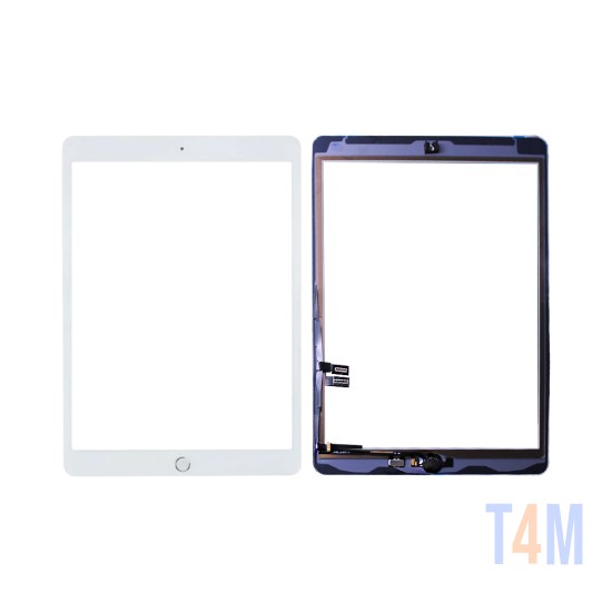 Touch Apple iPad 10,2" 9th Gen 2021/A2602 com Botão Home Branco