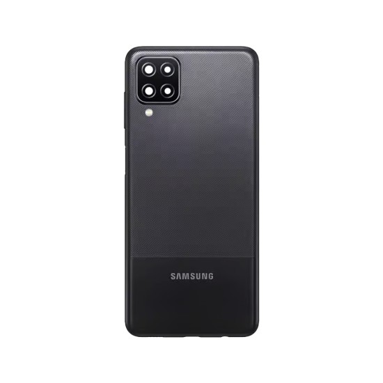 Back Cover with Camera Lens Samsung Galaxy M12/M127 Black Back Cover with Camera Lens Samsung Galaxy M12/M127 Black
