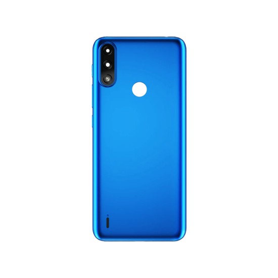 Tapa Trasera con Lente de Cámara Motorola Moto E7 Power/PAMH0001IN Azul