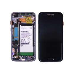 Touch+Display with Frame and Battery Samsung Galaxy S7 Edge/G935 5.5" Service Pack (GH82-13359A) Black