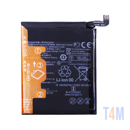 Bateria Huawei P40 Lite 5G (CDY-NX9A) HB466483EEW 3900 mAh/3,85V/15,4WH/LI-ion