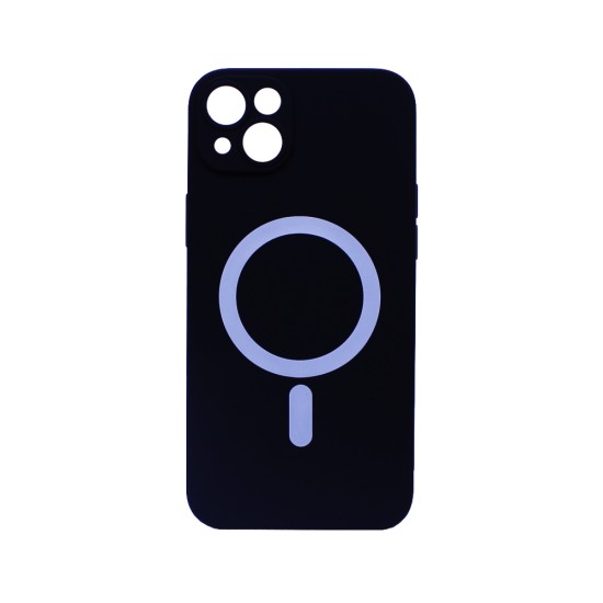 New Science Silicone Megnatic Capa para iPhone 14 max/14 Plus Preto New Science Silicone Megnatic Capa para iPhone 14 max/14 Plus Preto