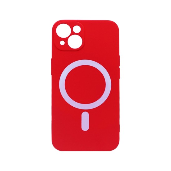 New Science Silicone Megnatic Capa para iPhone 14 Vermelho New Science Silicone Megnatic Capa para iPhone 14 Vermelho