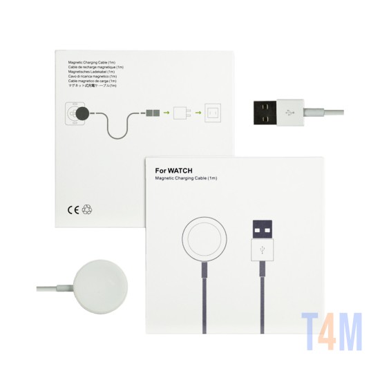 MAGNETIC CHARGING CABLE FOR WATCH 1M WHITE